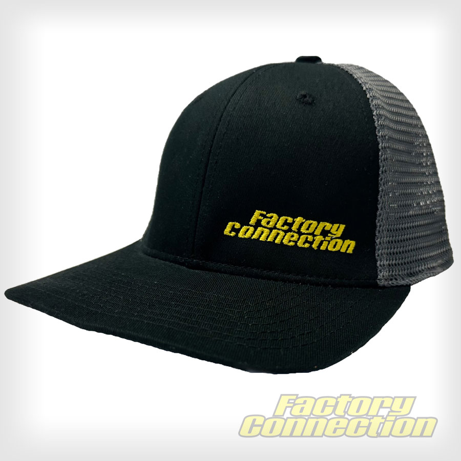 Factory Connection Trucker Hat Black Gray